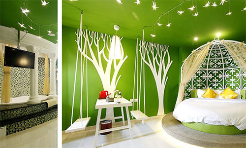 情侶主題酒店效果圖