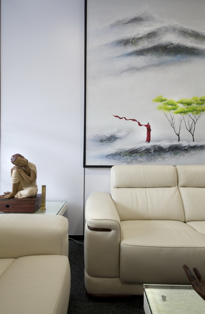 嬰童產品董事長辦公室沙發區設計效果圖