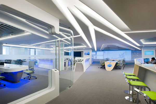 網絡公司總部走廊設計裝修效果圖