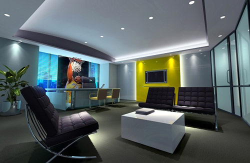 辦公室色彩設(shè)計效果圖