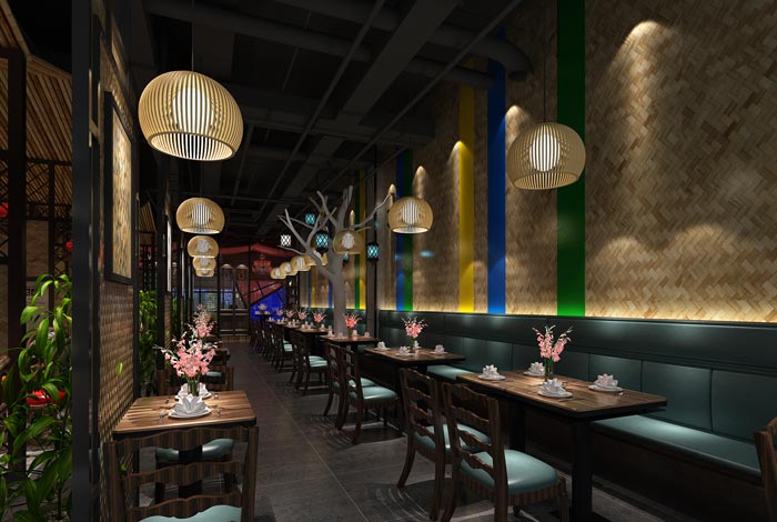 浪漫情侶、愛情主題餐廳裝修設計