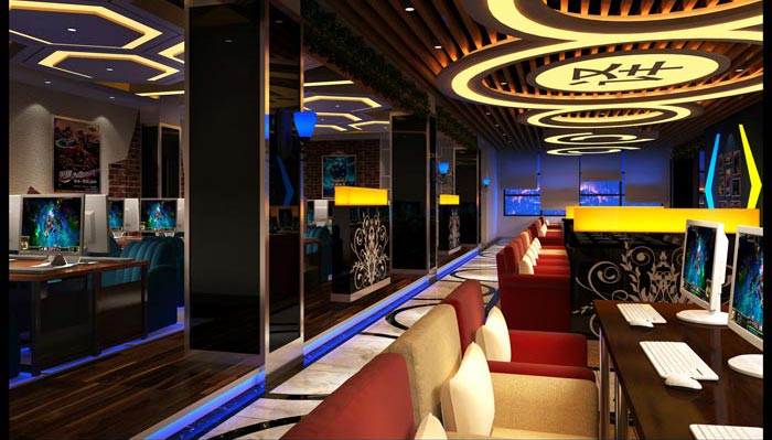 電競網咖裝修設計案例