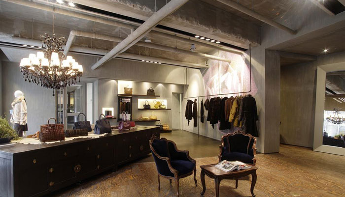 服裝店鋪裝修休息區效果圖