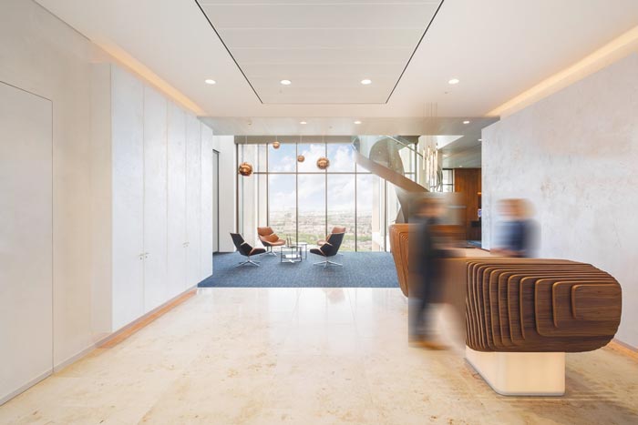 律師事務(wù)所辦公室前臺裝修設(shè)計(jì)案例效果圖