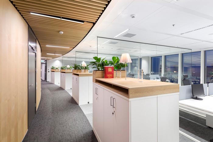 金融公司辦公室辦公區域裝修設計案例效果圖