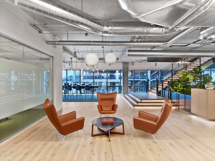 聯合辦公接待區域效果圖