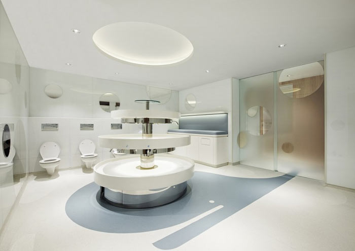 兒童教育培訓機構浴室裝修設計案例效果圖