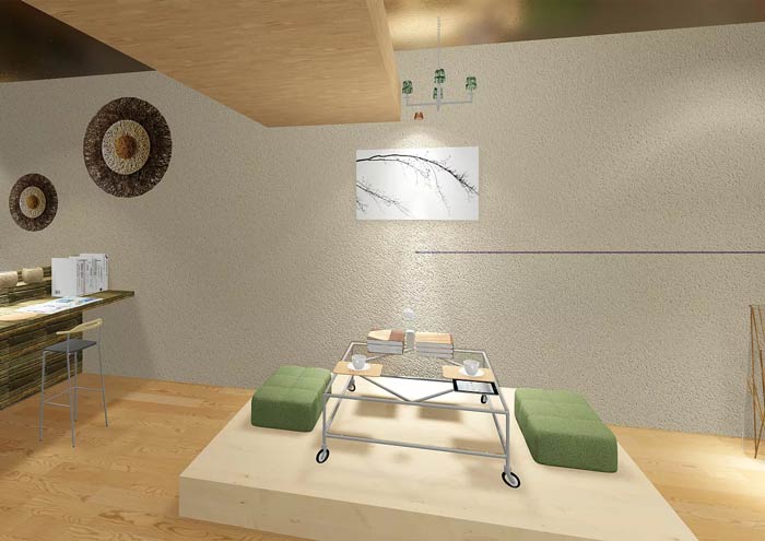 自助茶餐廳裝修設計效果圖