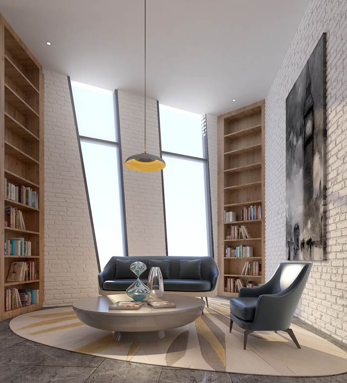 咖啡廳老板辦公室裝修設(shè)計效果圖