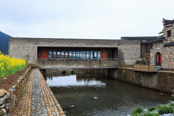 茶籽油廠房連廊裝修設計效果圖