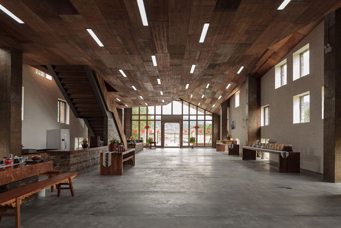 茶籽油廠房參觀區(qū)裝修設計效果圖