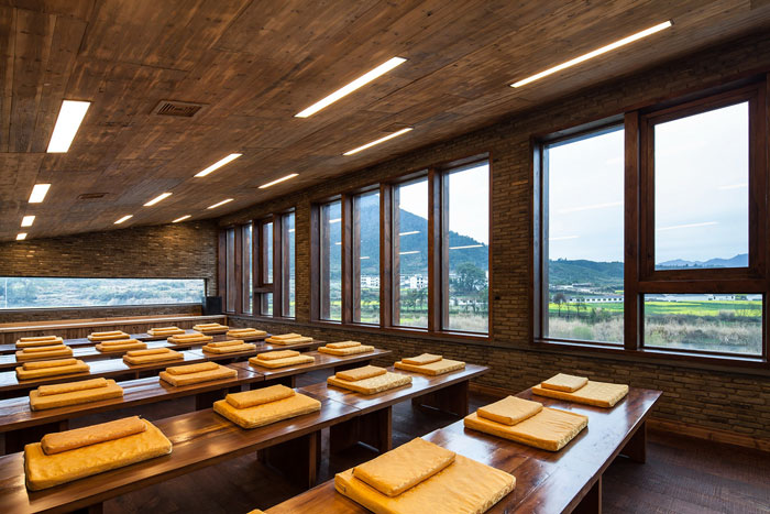 茶籽油廠房講解區(qū)裝修設計效果圖