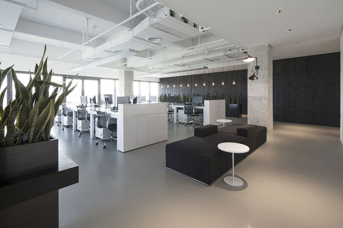 創意辦公室辦公區裝修設計效果圖