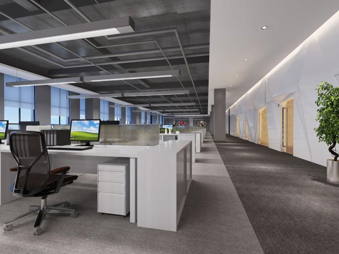 杭州濱江寫字樓辦公區裝修設計效果圖