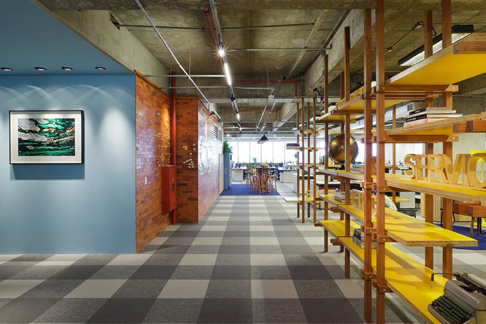 百貨公司辦公室辦公區裝修設計效果圖