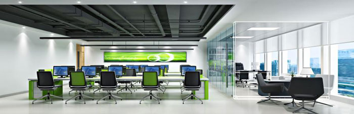 杭州余杭區(qū)臨平辦公室辦公區(qū)裝修設(shè)計(jì)效果圖