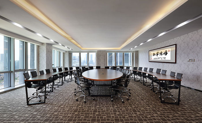機(jī)電公司辦公室會議室裝修設(shè)計實景圖