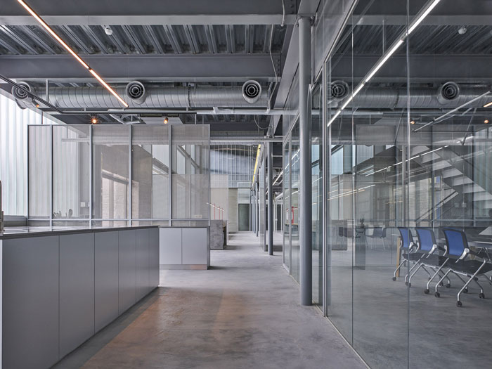 廠房辦公室展覽區(qū)域裝修設計效果圖