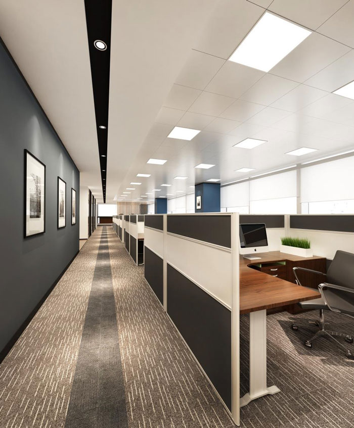 管理咨詢公司辦公室辦公區裝修設計效果圖