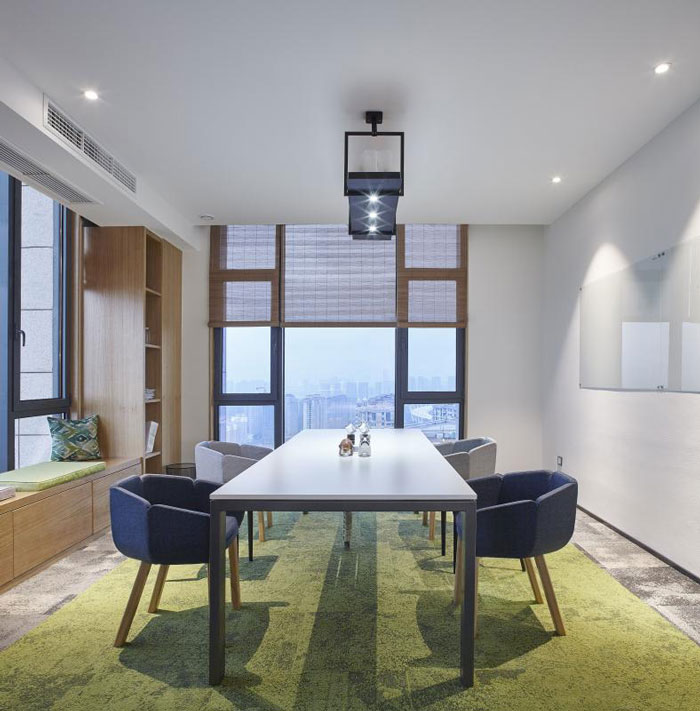 杭州辦公室閱讀區裝修設計效果圖