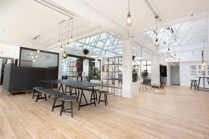 金融科技公司辦公室大廳裝修設計效果圖