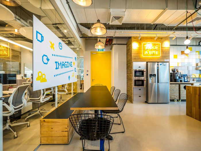 軟件開發公司辦公室茶水間裝修設計實景圖