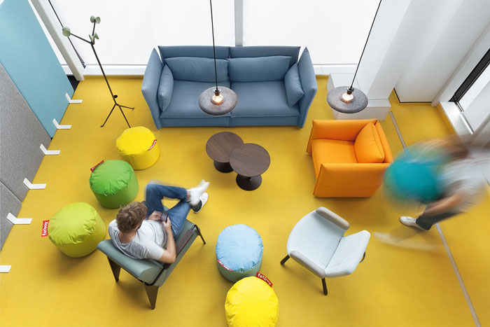 1100平方辦公室休息區裝修設計效果圖