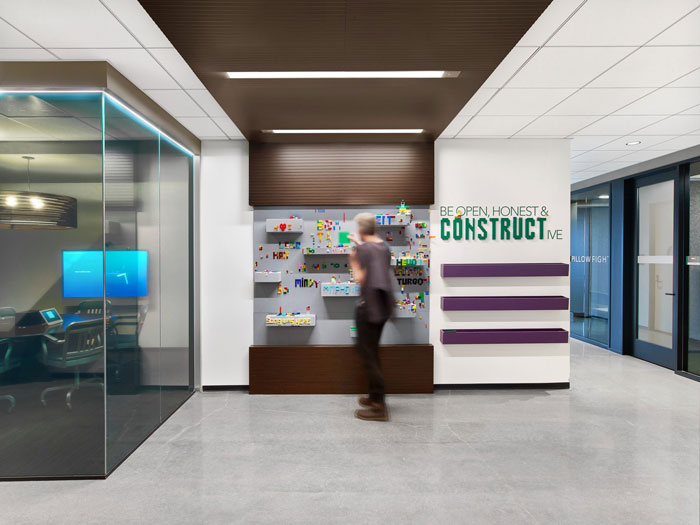 網絡公司辦公室創意區裝修設計效果圖