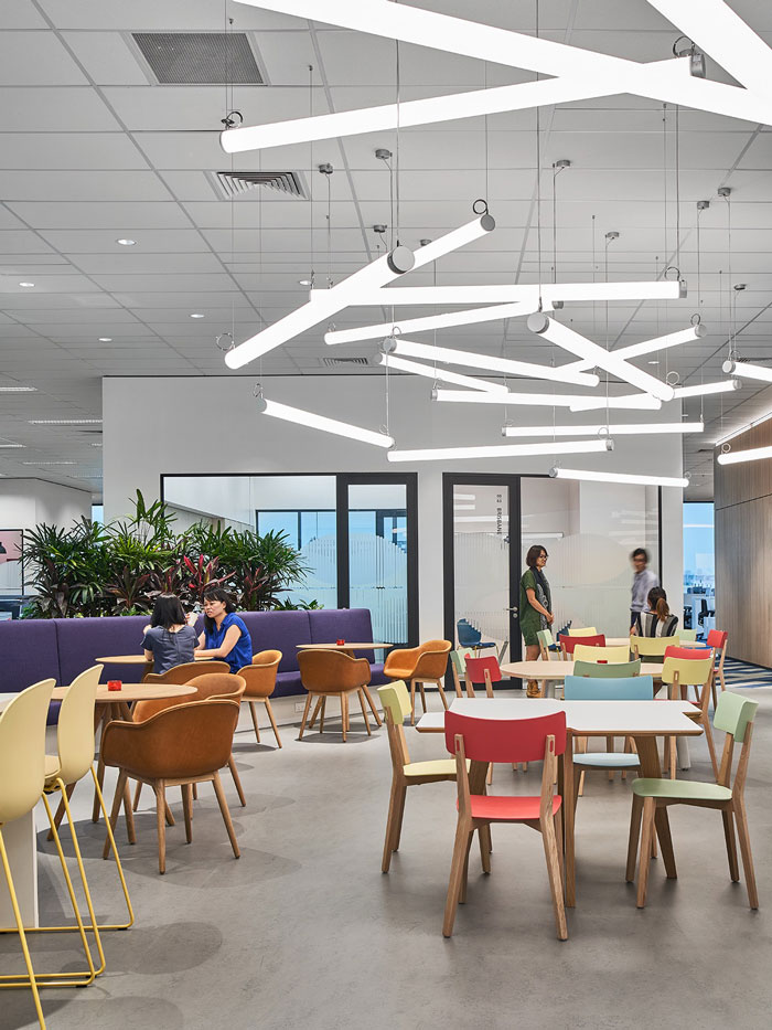 聽力技術公司辦公室休息區裝修設計效果圖