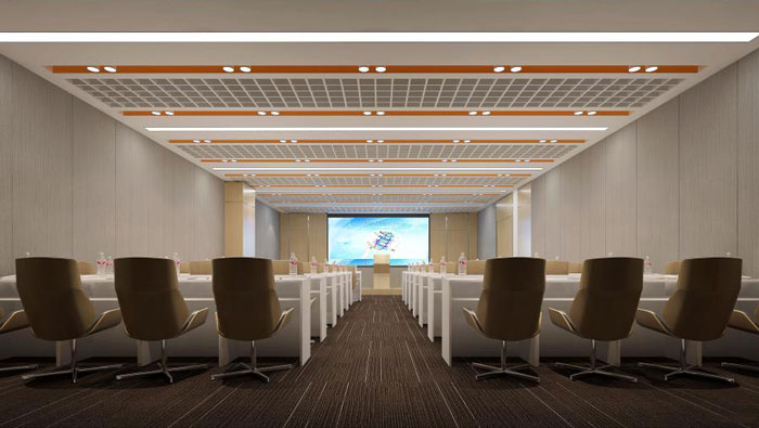 杭州瓶窯辦公室大會議室裝修設(shè)計方案
