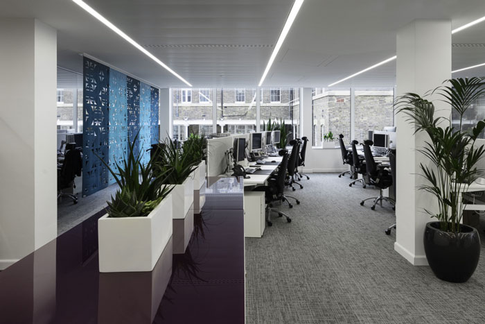 金融機構辦公室辦公區裝修設計效果圖