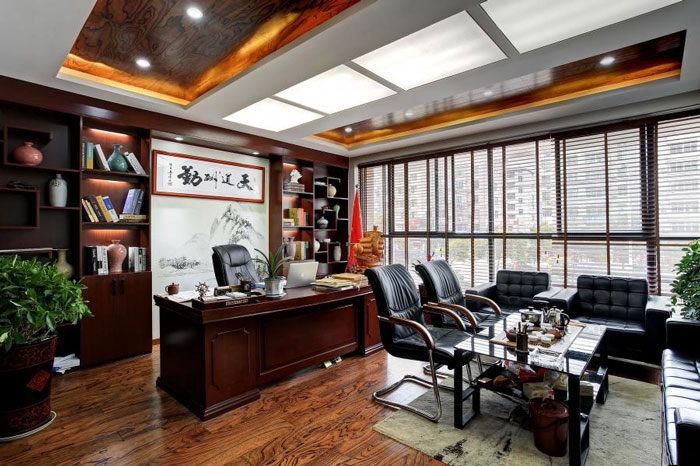 杭州閑林總經理辦公室裝修設計方案