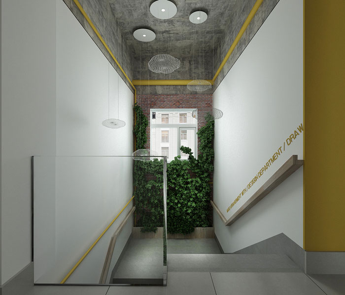 辦公室樓梯布局設(shè)計(jì)方案