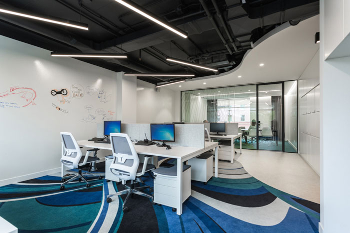IT公司辦公室辦公區裝修設計效果圖