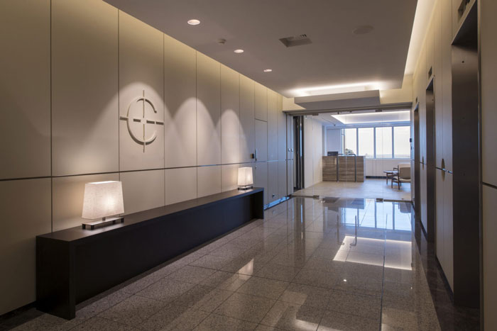 投資咨詢公司辦公室前臺裝修設(shè)計效果圖