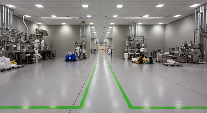 化妝品公司辦公室廠區(qū)裝修設計效果圖