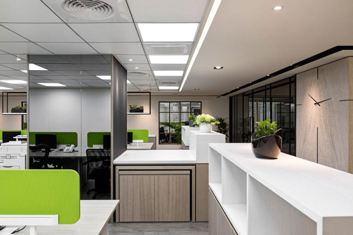 杭州富陽辦公樓辦公區(qū)裝修設(shè)計(jì)效果圖