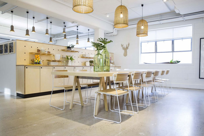 開放式辦公室茶水間裝修設計效果圖