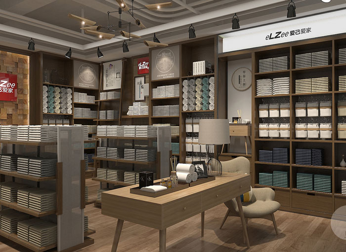 日式辦公室展廳裝修設計效果圖