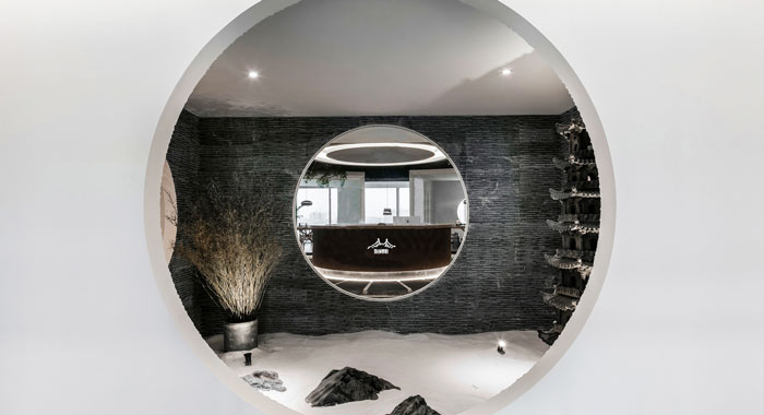 禪意辦公會所裝飾效果圖