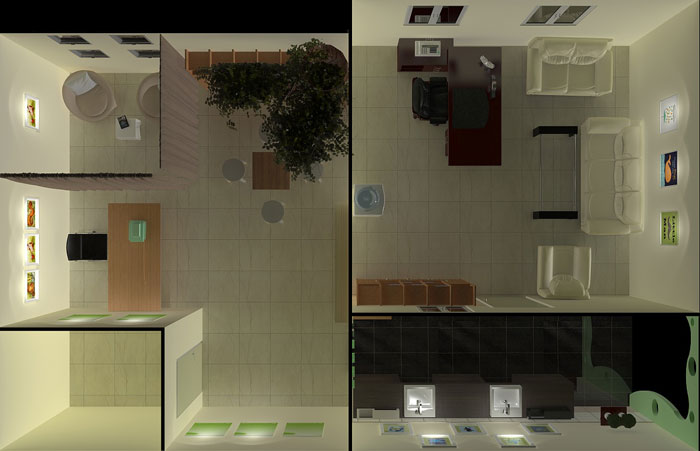 小學(xué)心理咨詢室裝修設(shè)計平面