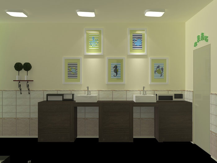 小學(xué)心理咨詢室洗手區(qū)裝修設(shè)計方案