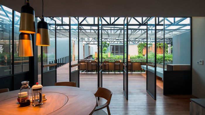 廠房寫字樓休息區裝修設計方案效果圖