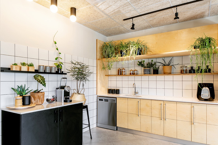 網絡公司辦公室茶水間裝修設計效果圖