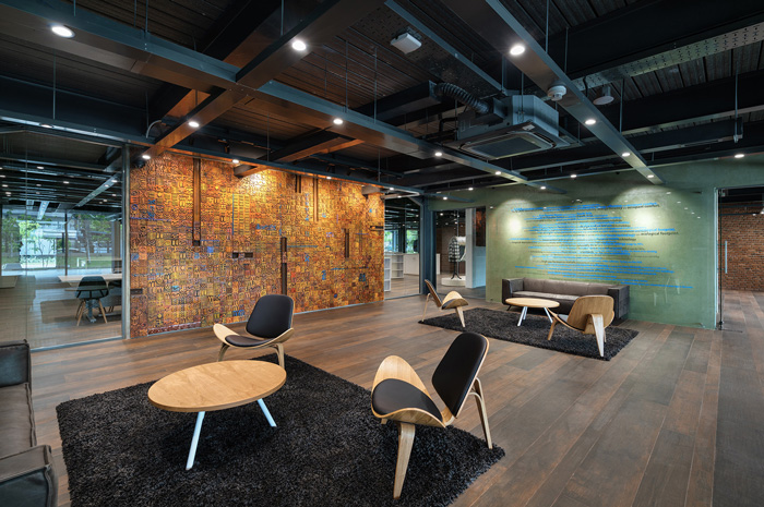 服裝工廠辦公室裝修設計效果圖