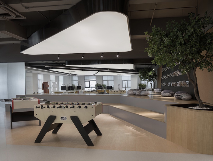 產業園辦公室休息區裝修設計效果圖