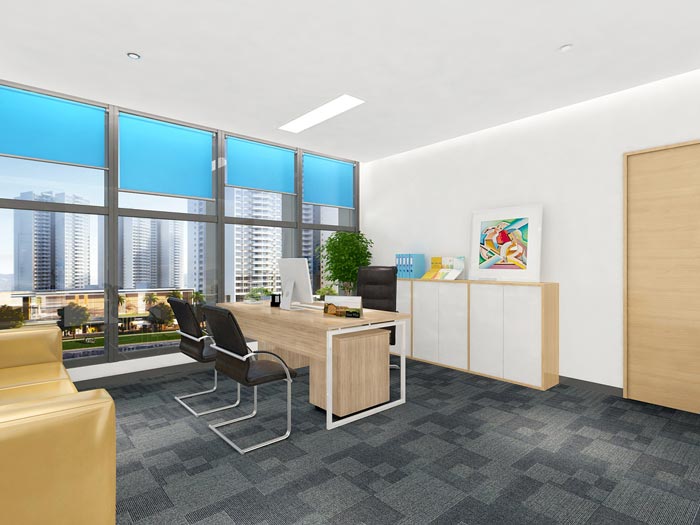 文具公司總經理辦公室裝修設計效果圖