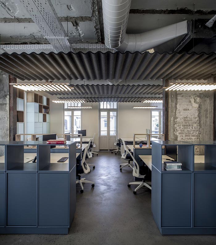 財務公司辦公室辦公區裝修設計效果圖