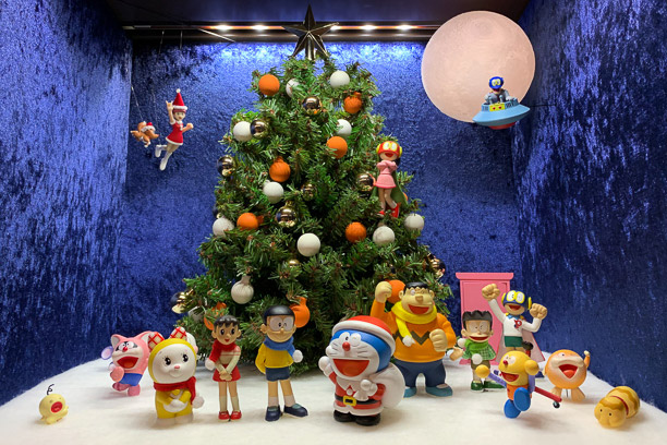 哆啦a夢主題餐廳展示品裝修設計效果圖