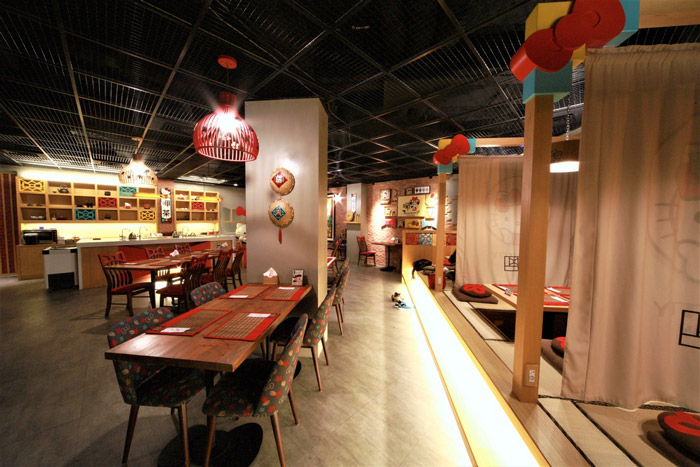 hello kitty主題餐廳餐區裝修設計效果圖